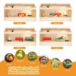 Large Chick Chicken Brooder Box: Wooden Chick Brooder with Bottom Drawer Heat...