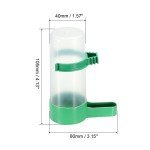 Automatic Pigeon Feeder 4 Pack Bird Cage Waterer Hanging Drinker Medium Water...