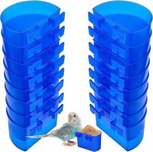18pcs Cage Feeder Cup For Pet Pigeon Food Poultry Supplies Storage Feeder Bowl
