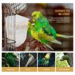 1PC Quail Cage Feeder Feeder Pigeon Feeder Bird Cage Feeder Hanging Bird Feeder