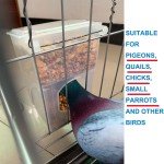 Automatic Pigeon Bird Feeder and Water -Parrot Feeder Water Cage Accessories Sup