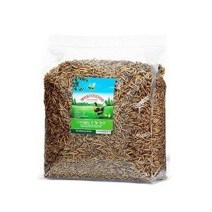 WORMSKING 5LB Dried Black Soldier Fly Larvae, More Calcium Than Dried Mealworms, High Protein Chicken Feed, BSFL, Poultry Treats