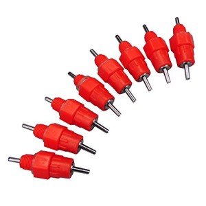 Automatic Chicken Water Nipple Drinker Feeders Poultry Hen Duck Screw Style Water Drink Feeder by Livestocktool (25)