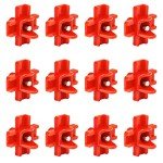 Cruzadel 12 Pack - Horizontal Side Mount Automatic Poultry Nipples - Drinker Waterer for Chicken or Quail