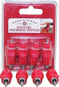 HARRIS FARMS 1261 Poultry Water Nipple, 4-Pack