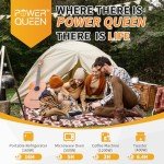 Power Queen 12V 200Ah PLUS LiFePO4 Battery, Built-in 200A BMS, 2560Wh Lithium Battery,Up To 15000 Cycles, Deep Cycle Battery for Off-Grid and Home Solar System, Marine, Trailer RV