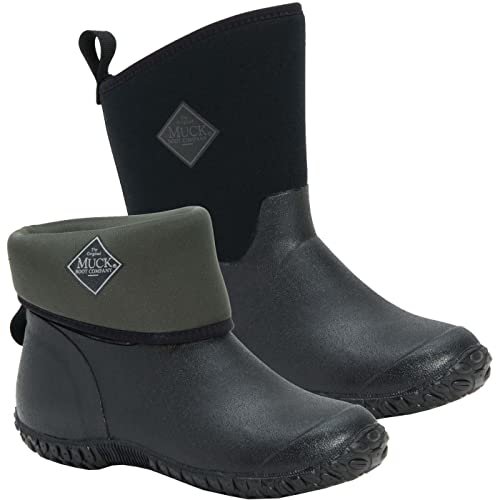 Women's Black Rubber Garden Boots, Muckster II