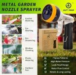 High Pressure Metal Water Hose Nozzle