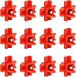 Cruzadel 12 Pack - Horizontal Side Mount Automatic Poultry Nipples - Drinker Waterer for Chicken or Quail