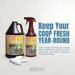 MICROBE-LIFT Chicken Coop Cleaner and Odor Eliminator, Use on All Surfaces and Supplies, Turns Chicken Poop Into Fertilizer, Ammonia Reducer, Highly Concentrated and Safe Formula, 32 Ounces