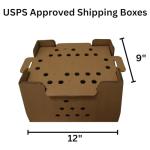 DUNCAN'S FAMILY FARM STORE Duncans Poultry Baby Chick 25 Count Shipping Box Kit - 10 Boxes - 10 Pads - 2-100 Doses GROGEL