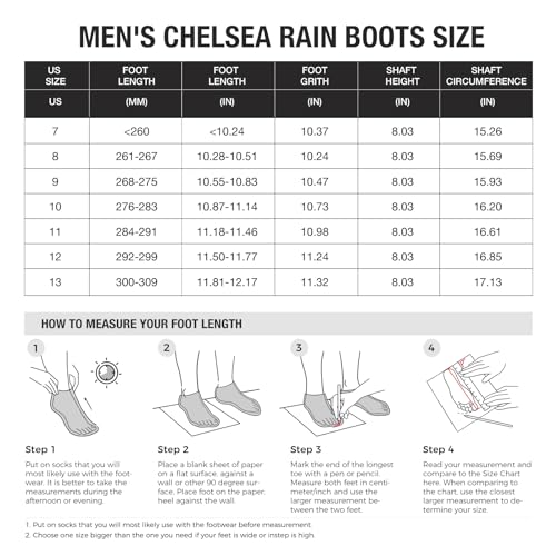 HISEA Waterproof Ankle High Garden Boots