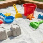 Sandtastik Sparkling White Play Sand, 25 lb (11.3 kg) - Fill Sandboxes, Sand Trays, Sensory Tables, Water Tables! Scoop, Mold & Pour This Premium Non-Toxic Sand