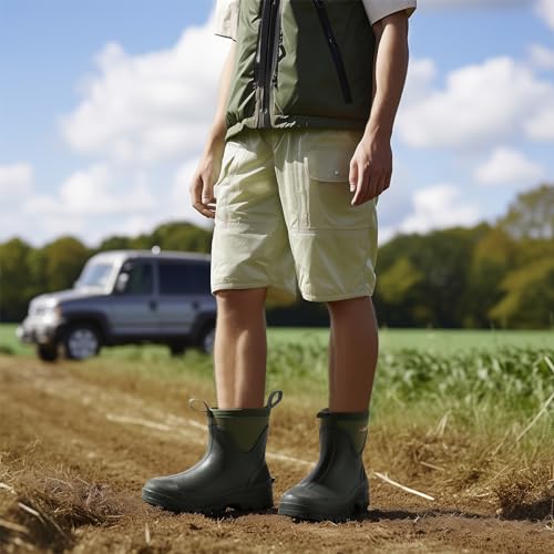 HISEA Waterproof Ankle High Garden Boots