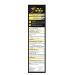 Black Flag Fly Stick, Trap Houseflies and Flying Insects, Pack of 6