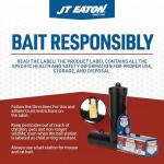 JT Eaton 704-PN Bait Block Anticoagulant Rodenticide, Peanut Butter Flavor, for Mice and Rats (4 lb Pail of 64)