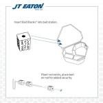 JT Eaton 704-PN Bait Block Anticoagulant Rodenticide, Peanut Butter Flavor, for Mice and Rats (4 lb Pail of 64)