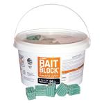 JT Eaton 704-PN Bait Block Anticoagulant Rodenticide, Peanut Butter Flavor, for Mice and Rats (4 lb Pail of 64)