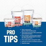 JT Eaton 704-PN Bait Block Anticoagulant Rodenticide, Peanut Butter Flavor, for Mice and Rats (4 lb Pail of 64)