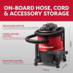 Vacmaster 6 Gallon Wet Dry Shop Vacuum