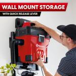 Vacmaster 5 Gallon Wall-Mount Wet/Dry Vacuum