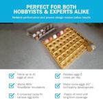 Automatic Egg Turner 1611 Holds 42 Eggs Any Size From Quail To Duck READ