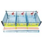 Jumbo Quail Breeding Cage Indoor: Double Layer Addition Quail Coops, Quail Pens Easy Clean, Rust-Free (2024 Upgrades: Longer Waste Trays, Removable Middle Wall, Jumbo Flooring) Cimuka by Hatching Time
