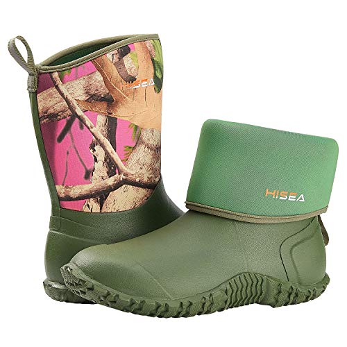 HISEA Women's Waterproof Garden Rubber Boots