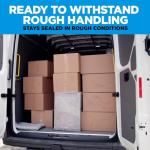 Scotch Heavy Duty Shipping and Moving Packing Tape, Clear, Packing and Moving Supplies, 1.88 in. x 22.2 yd., 6 Tape Rolls with Dispensers