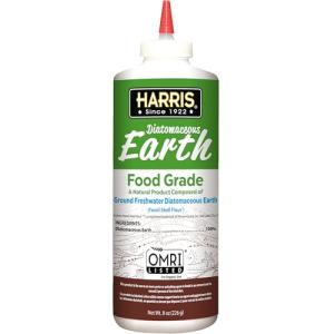 HARRIS Diatomaceous Earth Food Grade, Half Pound with Easy Application Puffer Tip
