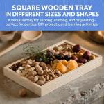 Wood Canvas Cradled 8 x 12 inch, Pack of 3 Blank Wood Panels for Painting, DIY Signs, Framing, Shadow Box, & Tray Crafts, by Woodpeckers