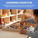 Wood Canvas Cradled 8 x 12 inch, Pack of 3 Blank Wood Panels for Painting, DIY Signs, Framing, Shadow Box, & Tray Crafts, by Woodpeckers