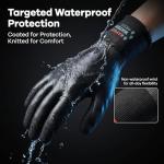 KAYGO Waterproof Rubber Coated Work Gloves - XL