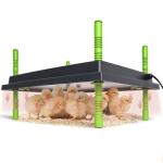 Shaledig Chick Brooder Heater Plate, Brooder Plate for Chicks with Adjustable Height & Temperature Display for Baby Chick&Duck, 30W Constant Temperature Control Chick Warmer for Energy Saving(12"x16")