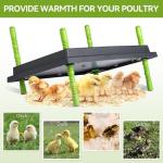 Shaledig Chick Brooder Heater Plate, Brooder Plate for Chicks with Adjustable Height & Temperature Display for Baby Chick&Duck, 30W Constant Temperature Control Chick Warmer for Energy Saving(12"x16")