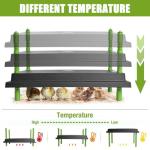 Shaledig Chick Brooder Heater Plate, Brooder Plate for Chicks with Adjustable Height & Temperature Display for Baby Chick&Duck, 30W Constant Temperature Control Chick Warmer for Energy Saving(12"x16")
