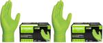 Heavy-Duty Green Nitrile Disposable Gloves, X-Large