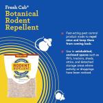 Fresh Cab Rodent Repellent - Botanical Pest Control for Indoor Use - Safe for Kids & Pets When Used As Directed - Made with Plant Fibers, Balsam Fir Essential Oil & Fragrance - 4-Pack
