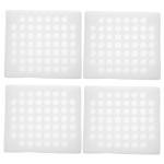 Yardwe Quail Egg Cartons Foam Egg Box Holder 52 Slots Egg Storage Tray Wrapping Container Egg Dispenser Case for Kitchen Egg Protection 4pcs