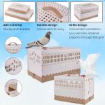 Plastic Folding Pigeon Cage, Portable Pet Bird Travel Cage Carrier Pigeon Cage Pairing Cage Pigeon Nest Box Easy to Clean for Training and Release Competition (S) （Two Doors ）