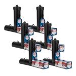 J T Eaton 902 Plastic Top Loader Tamper Resistant Bait Station with Side Eyelets, 4-1/2" Length x 15-1/4" Width x 12" Height, For Mice and Rats (Case of 6)