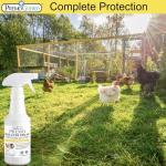 Poultry Spray by Premo Guard – 32 oz – Treat Mites, Fleas, Flies, and Lice – Fast Acting & Effective – Chicken, Turkey, Waterfowl, and Birds – Best Natural Protection for Control & Prevention