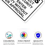 Quail Farm Biosecurity Warning Metal Sign