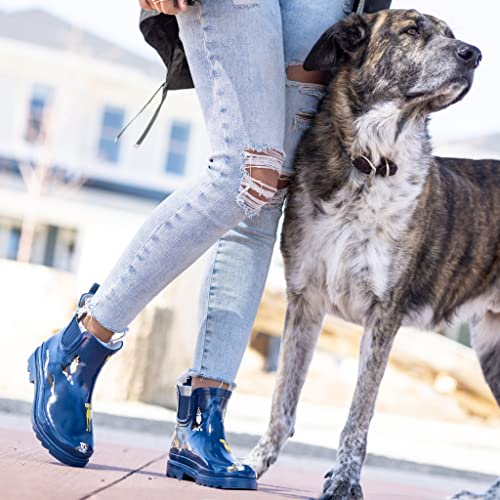 Matte Olive Waterproof Ankle Rain Boots, Size 9