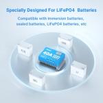 Redodo 40 Amp MPPT 12V/24V DC Input Solar Charge Controller with Built-in Bluetooth Module, Parameter Adjustable LCD Display LED Indicators