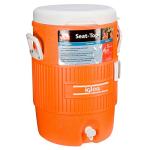 Igloo 5 Gallon Cooler with Seat Lid in Orange