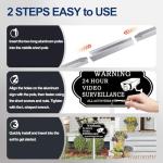Video Surveillance Sign with 28" Stake - 2 Pack
