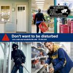 Video Surveillance Sign with 28" Stake - 2 Pack