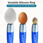 Incu-Bright™ Ultra Bright LED Egg Candler, Incubator Warehouse Exclusive, Rubber Nesting Ring for Candling Seal, Poultry/Reptile, Easily Identify Developing & Non-Developing Eggs, Hatching Eggs, 1102