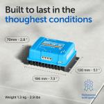 Victron Energy SmartSolar MPPT Solar Charge Controller (Bluetooth) - Charge Controllers for Solar Panels - 100V, 30 amp, 12/24-Volt